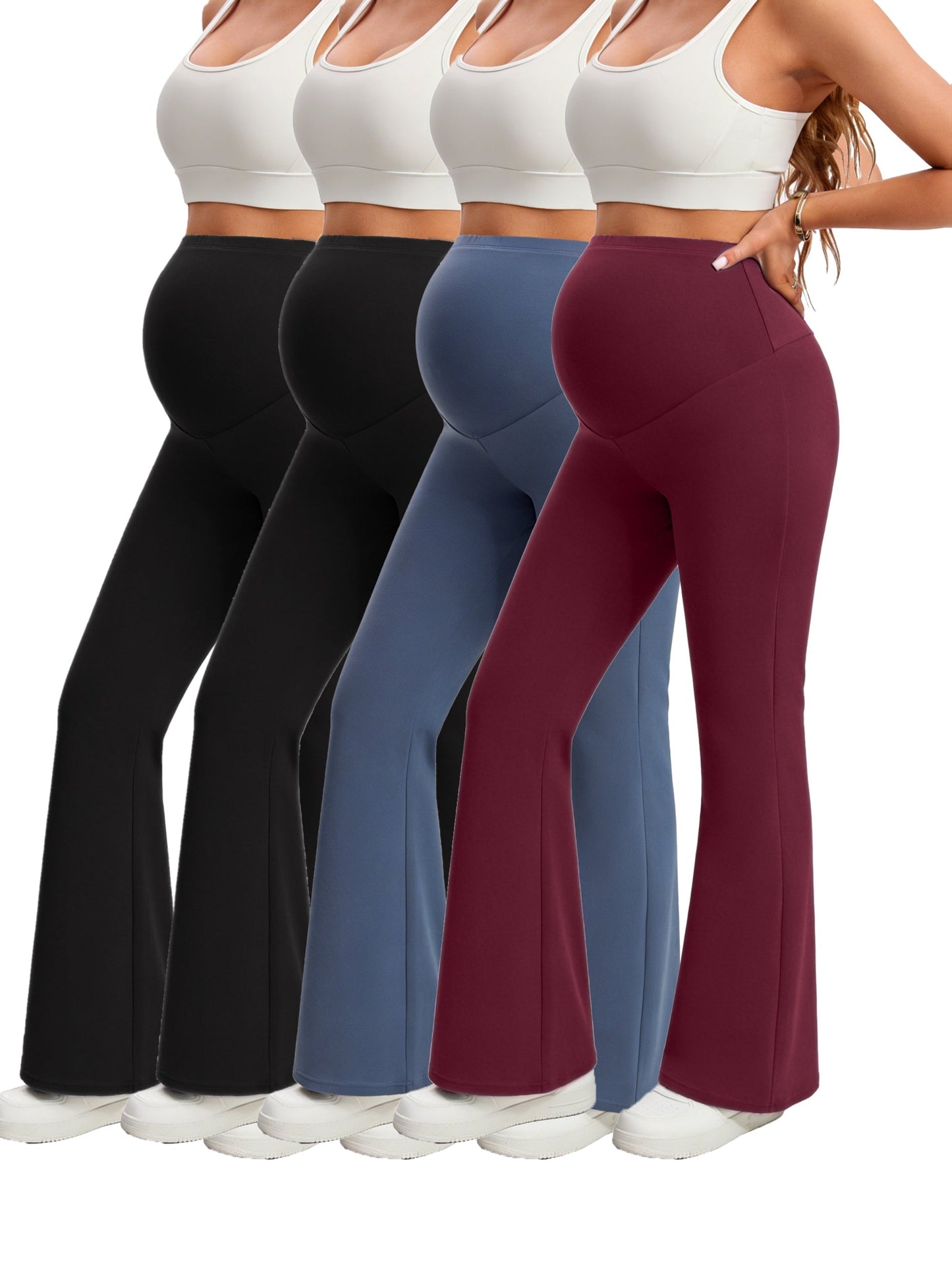 Women's Maternity Leggings - 4-Pack High-Waist detail view