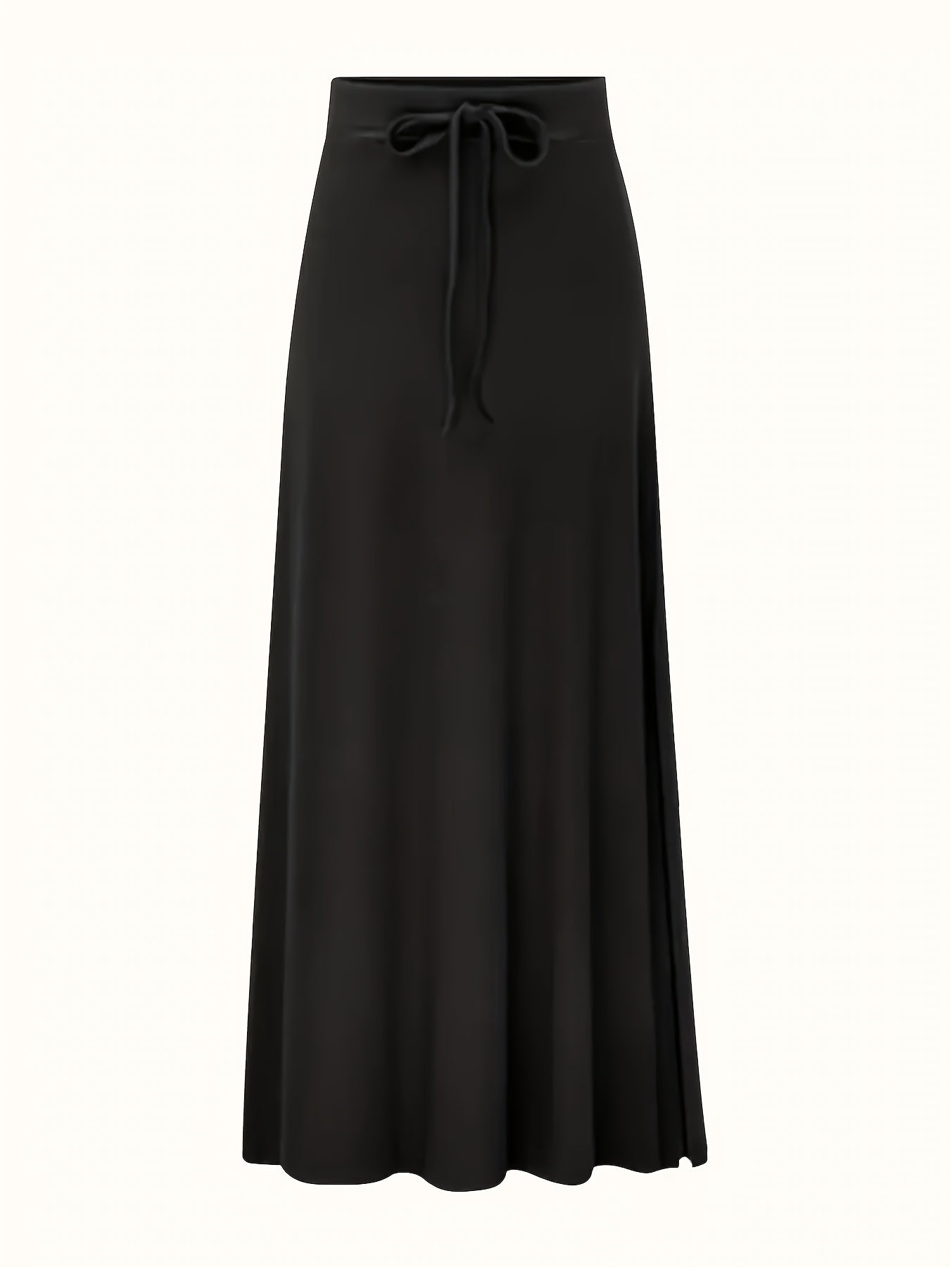 Women's Maxi A-Line Skirt 3-Pack - High-Waist Solid Color detail view