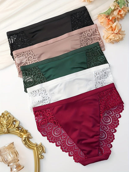 Women's Mid-Rise Briefs - Floral Everyday Comfort – view 8