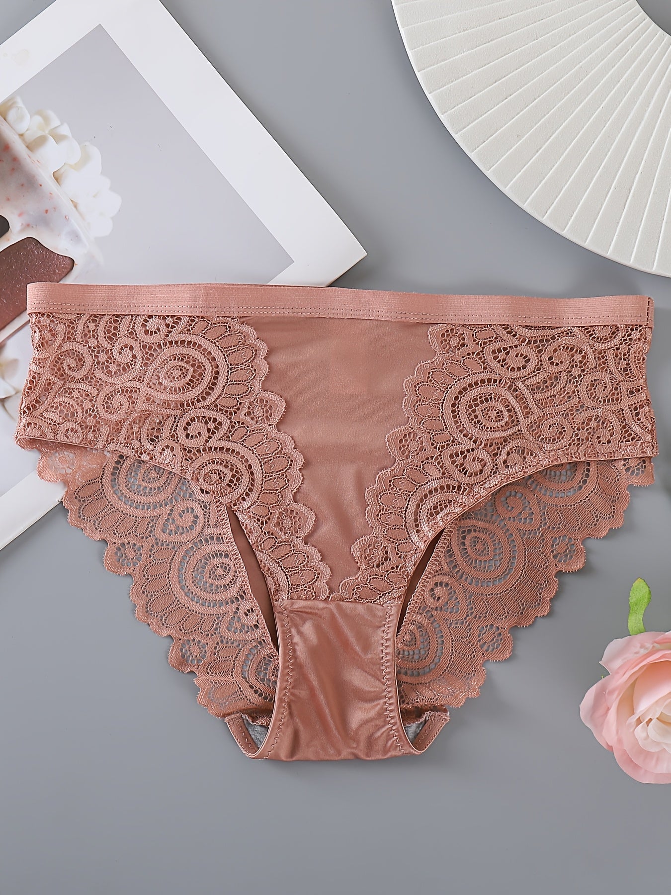 Women's Mid-Rise Briefs - Floral Everyday Comfort – view 11