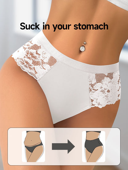 Women's Mid-Rise Briefs - Lace Everyday Comfort – Colorway 11749 – view 3