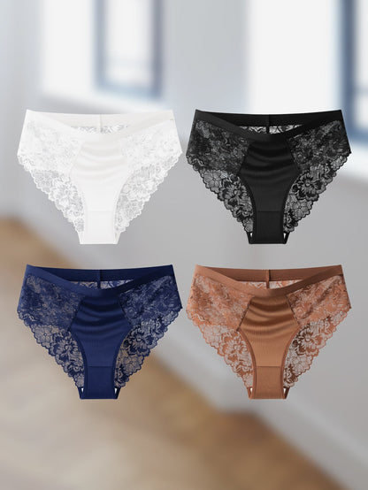 Women's Mid-Rise Briefs - Lace Everyday Comfort – Colorway 11749 – view 5