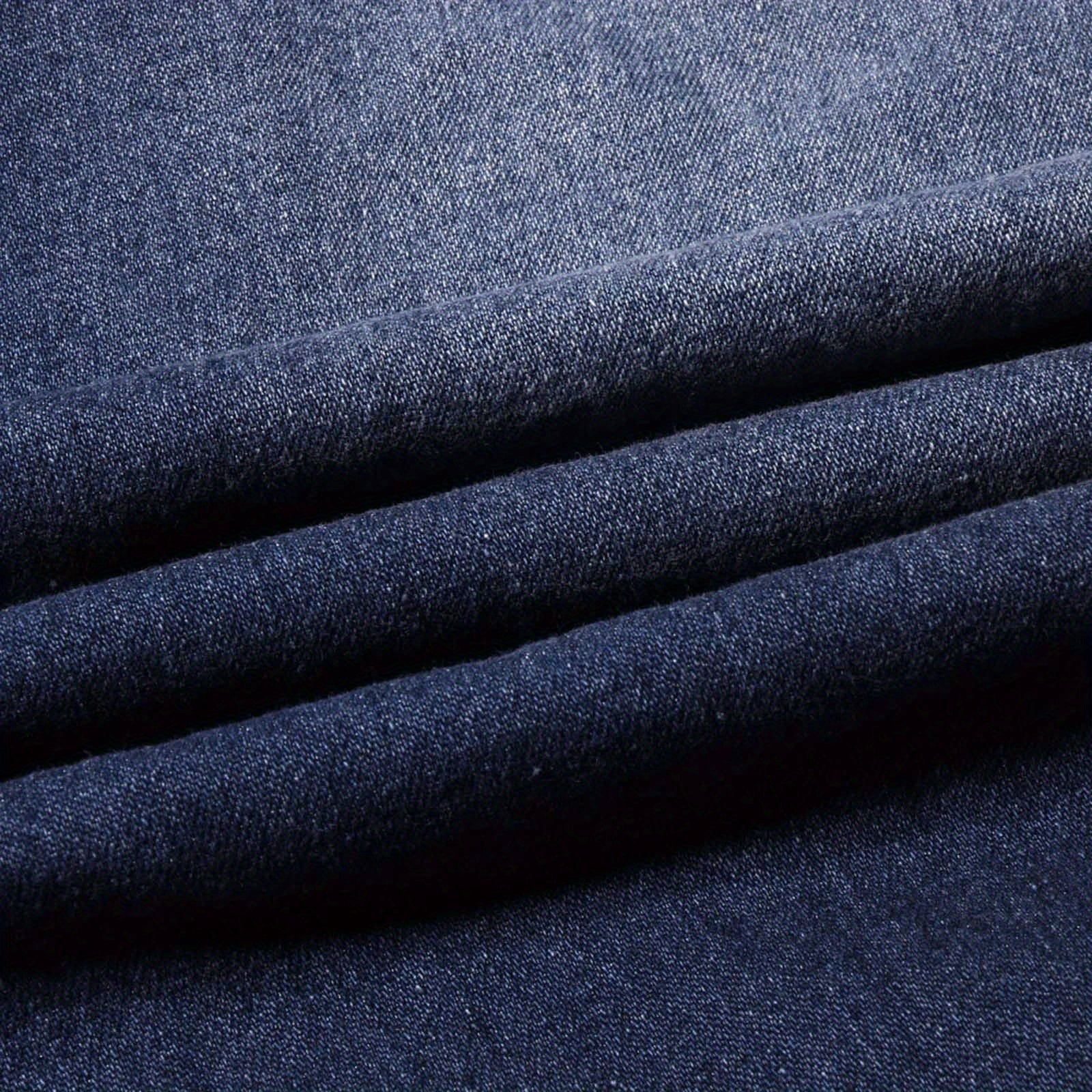 Women's Mid-Rise Flare Jeans - Deep Blue Stretch All-Season detail view