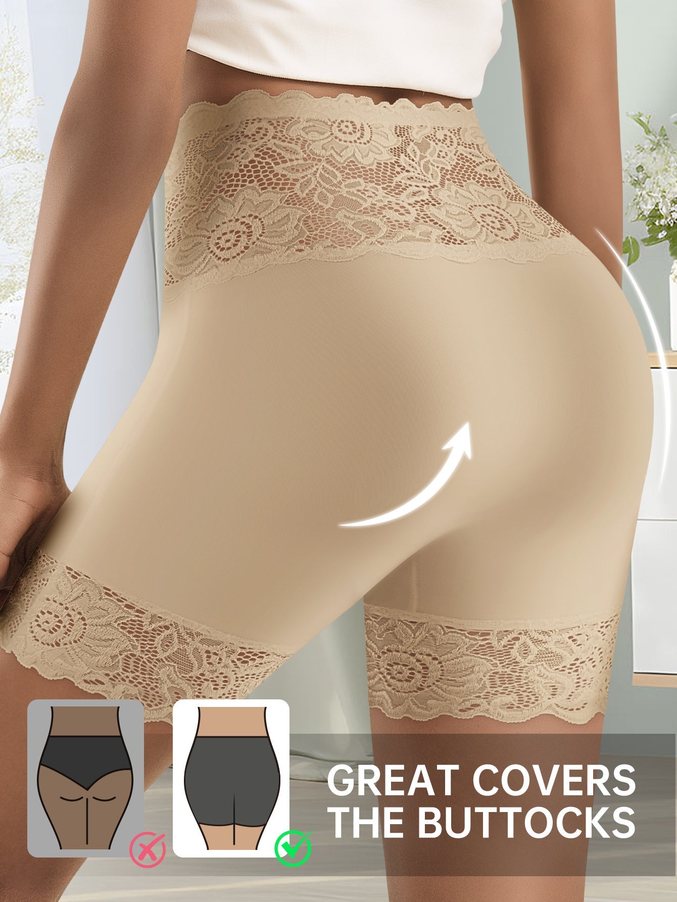 Women's Mid-Rise Hipsters - Lace Everyday Comfort – view 4