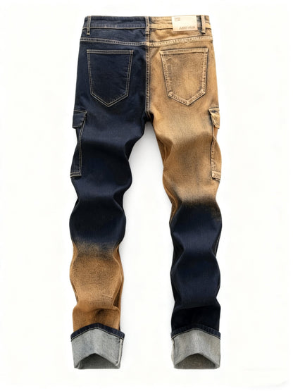 Women's Mid-Rise Skinny Jeans - Dark Brown Pocket Detail – view 2