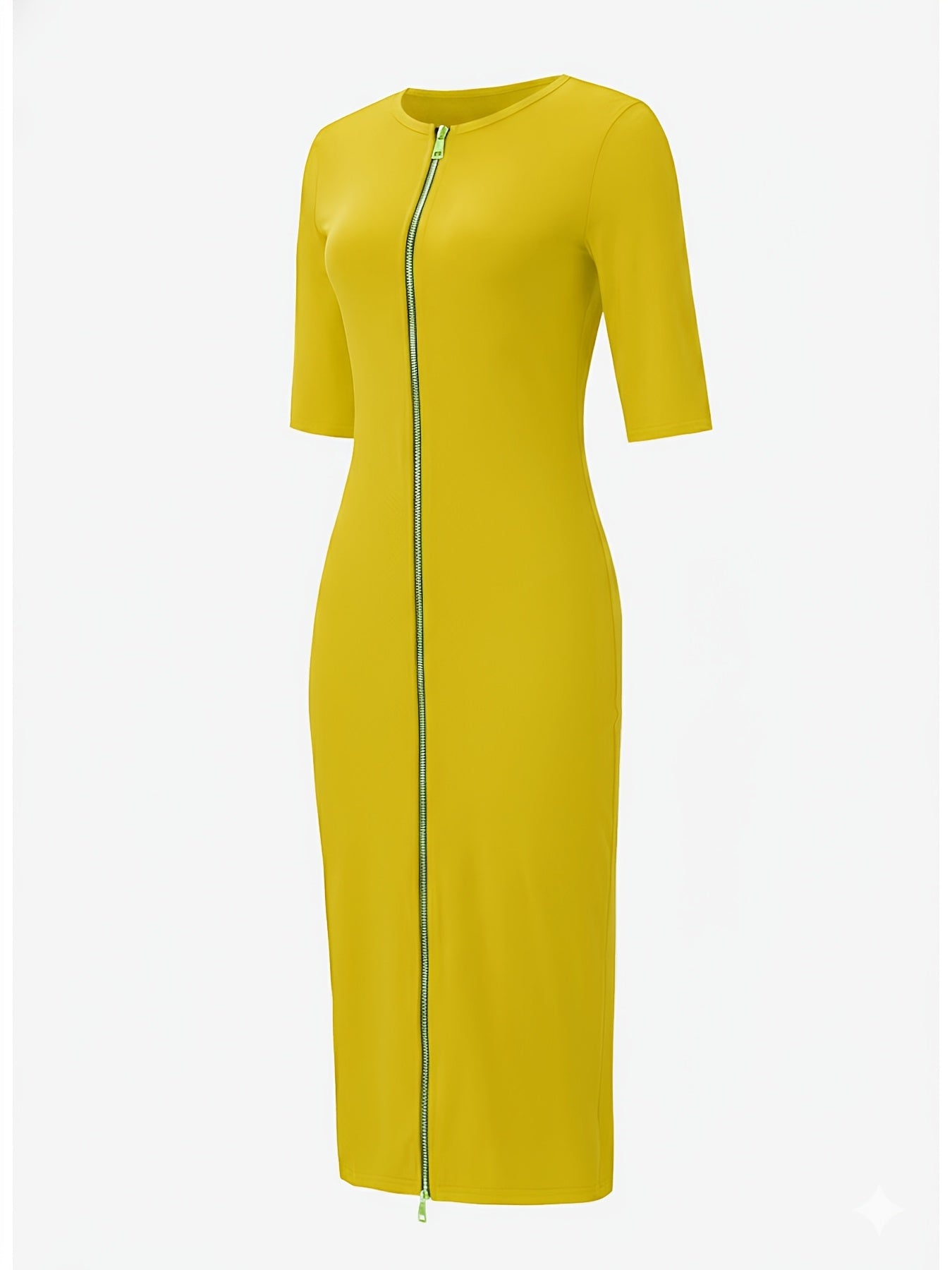 Women's Midi Dress - Short Sleeve detail view