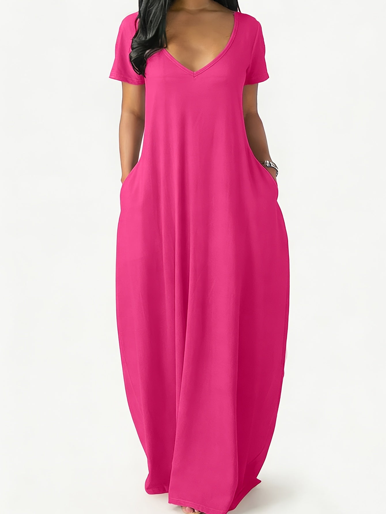 Women's Nightgown Multipack – Women's Plus Size 3-Pack Nightgowns - Spring Summer detail view
