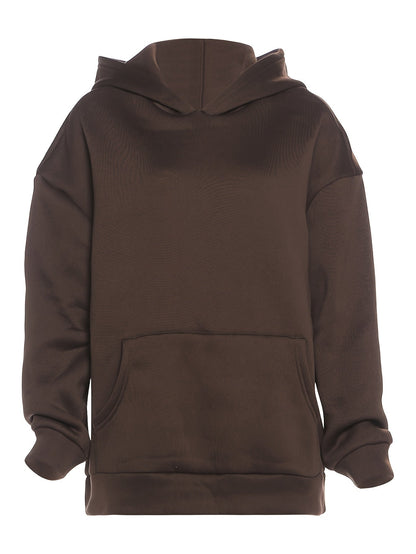 Women's Openwork Pullover Hoodie detail view