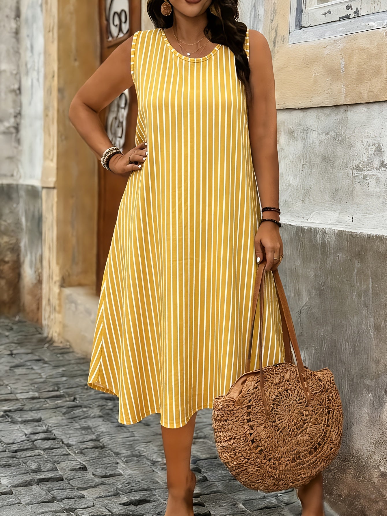 Women's Outfit Set - Coordinated – Black & yellow & blue detail view