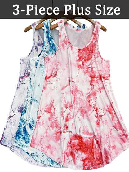 Women's Outfit Set - Coordinated – Pink Purple Blue detail view