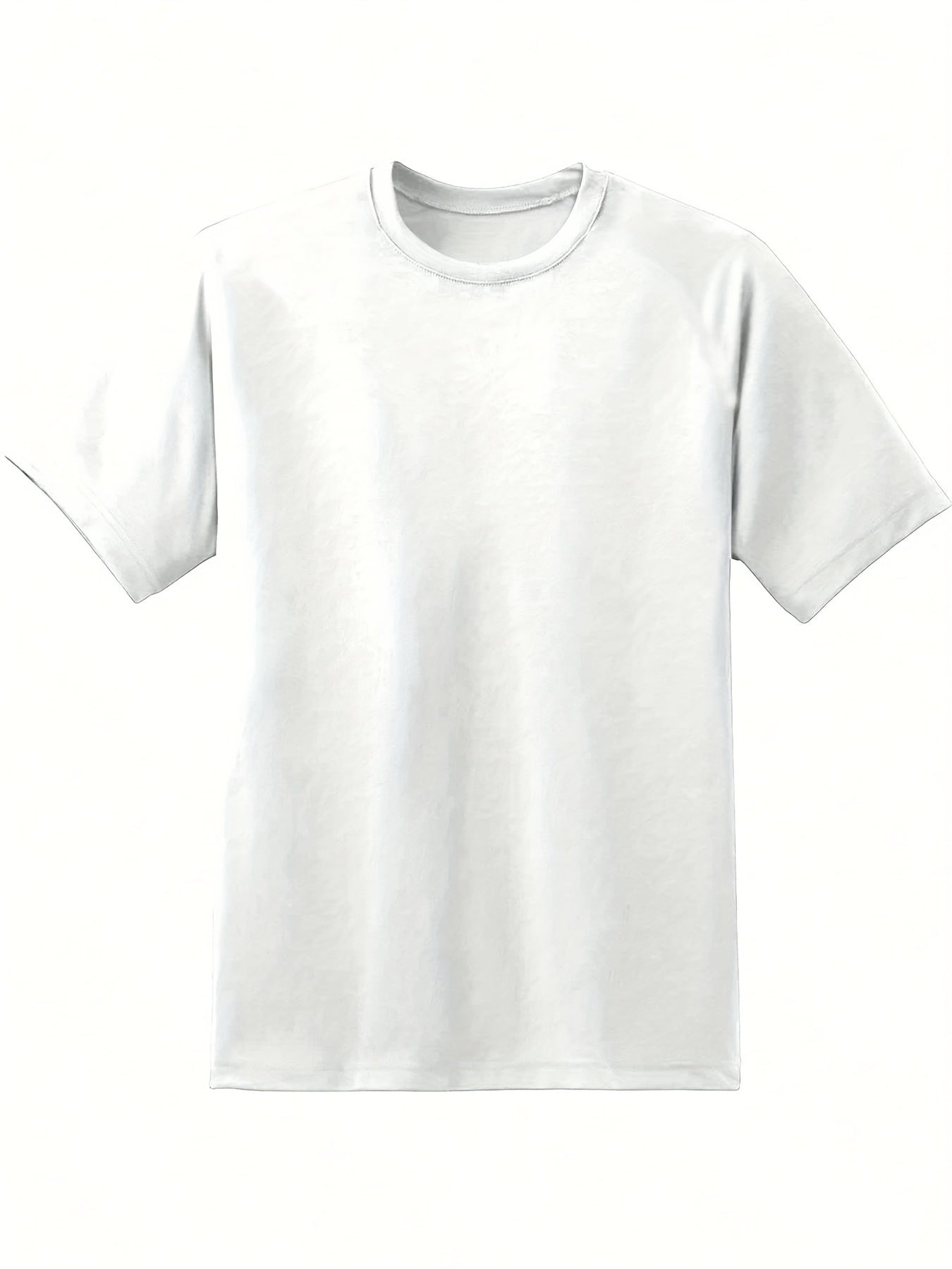 Women's Oversized T-Shirt - Round Neck Short Sleeve – Black / White detail view