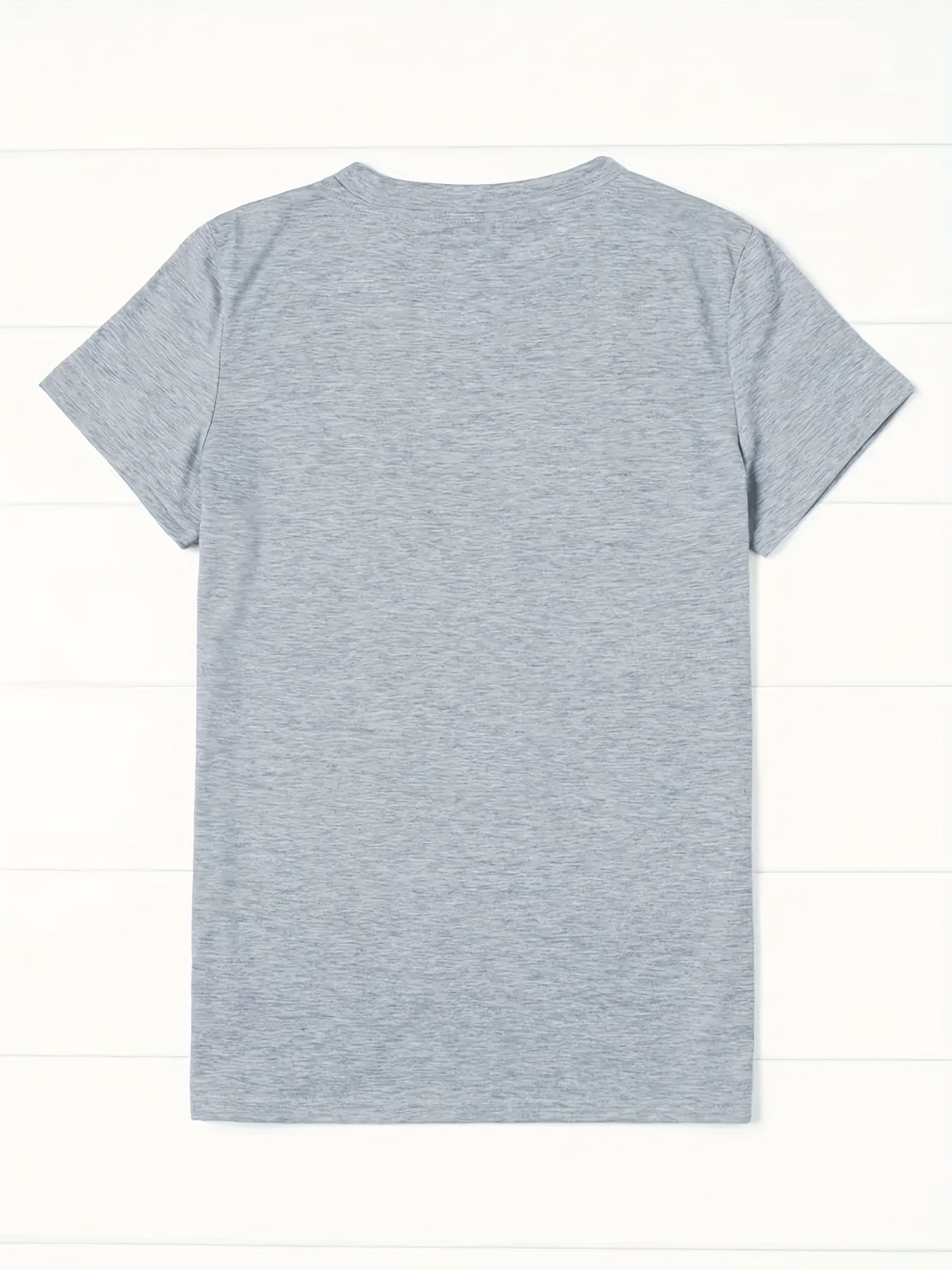 Women's Oversized T-Shirt - V-Neck Short Sleeve – view 5