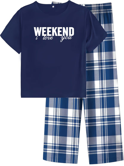 Women's Pajama Set - Butterfly Print – Graphic Design 84709 detail view