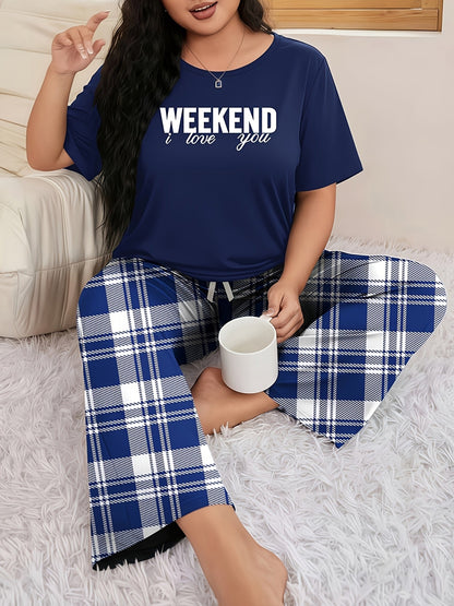 Women's Pajama Set - Coordinated – Sizes 1XL–4XL detail view