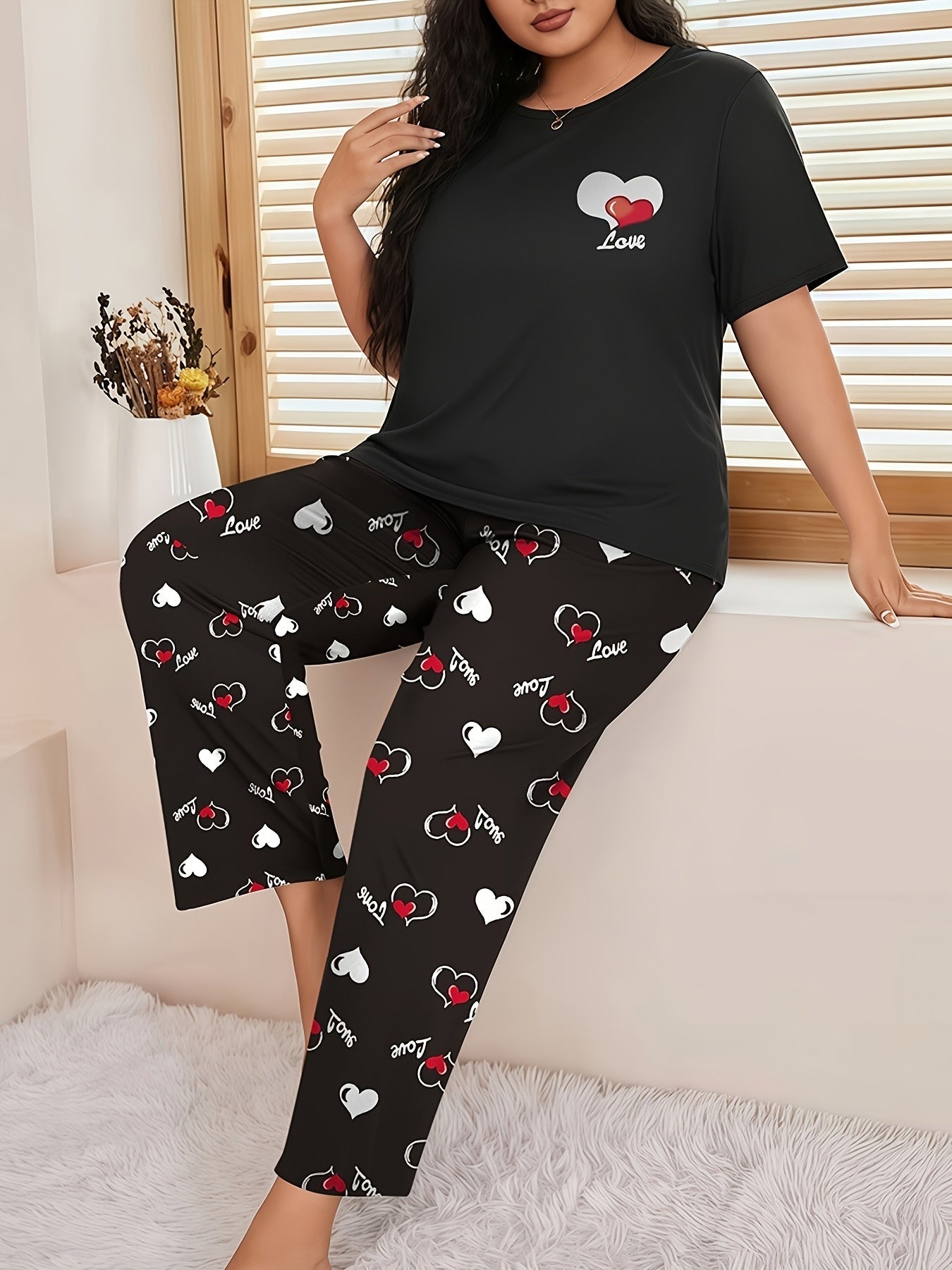 Women's Pajama Set - Coordinated – Sizes 1XL–4XL detail view