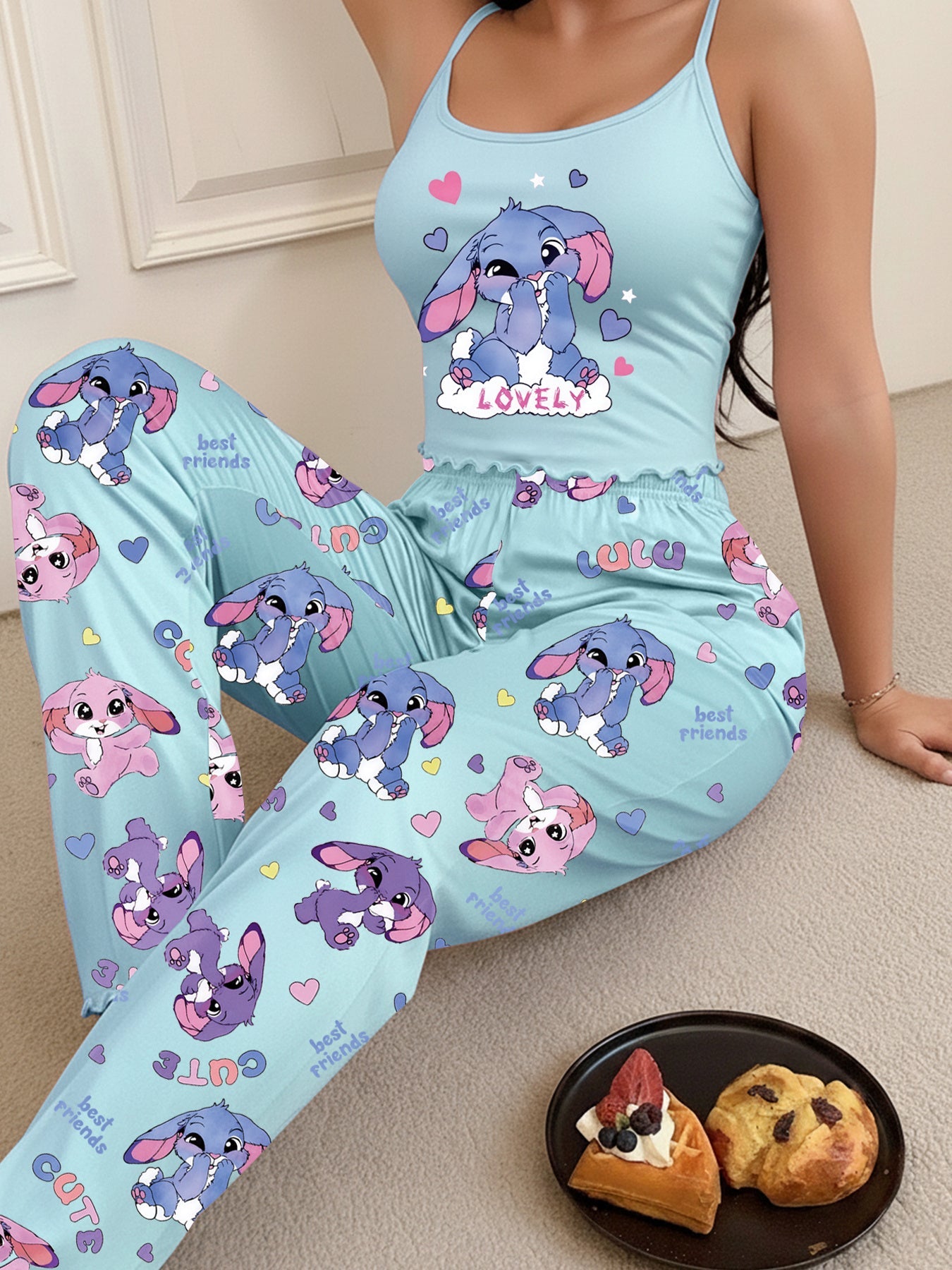 Women's Pajama Set - Graphic Print – Sizes S–XL – main product image