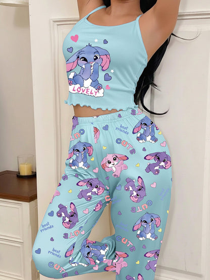 Women's Pajama Set - Graphic Print – Sizes S–XL – view 8