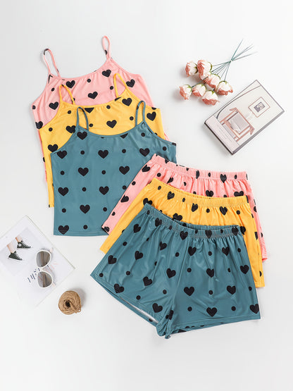Women's Pajama Shorts Set - Printed 6 – Sizes 1XL–5XL detail view