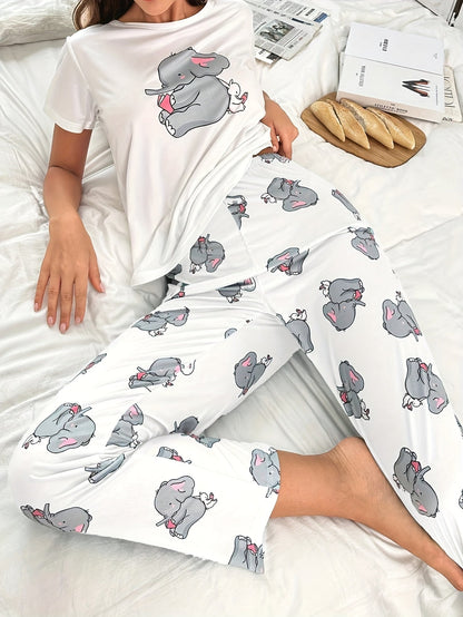 Women's Pajama Top - Graphic Short Sleeve – view 6