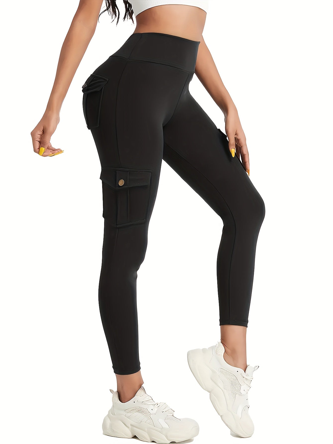 Women's Pants - High-Waist Fit – 5-Color Selection detail view