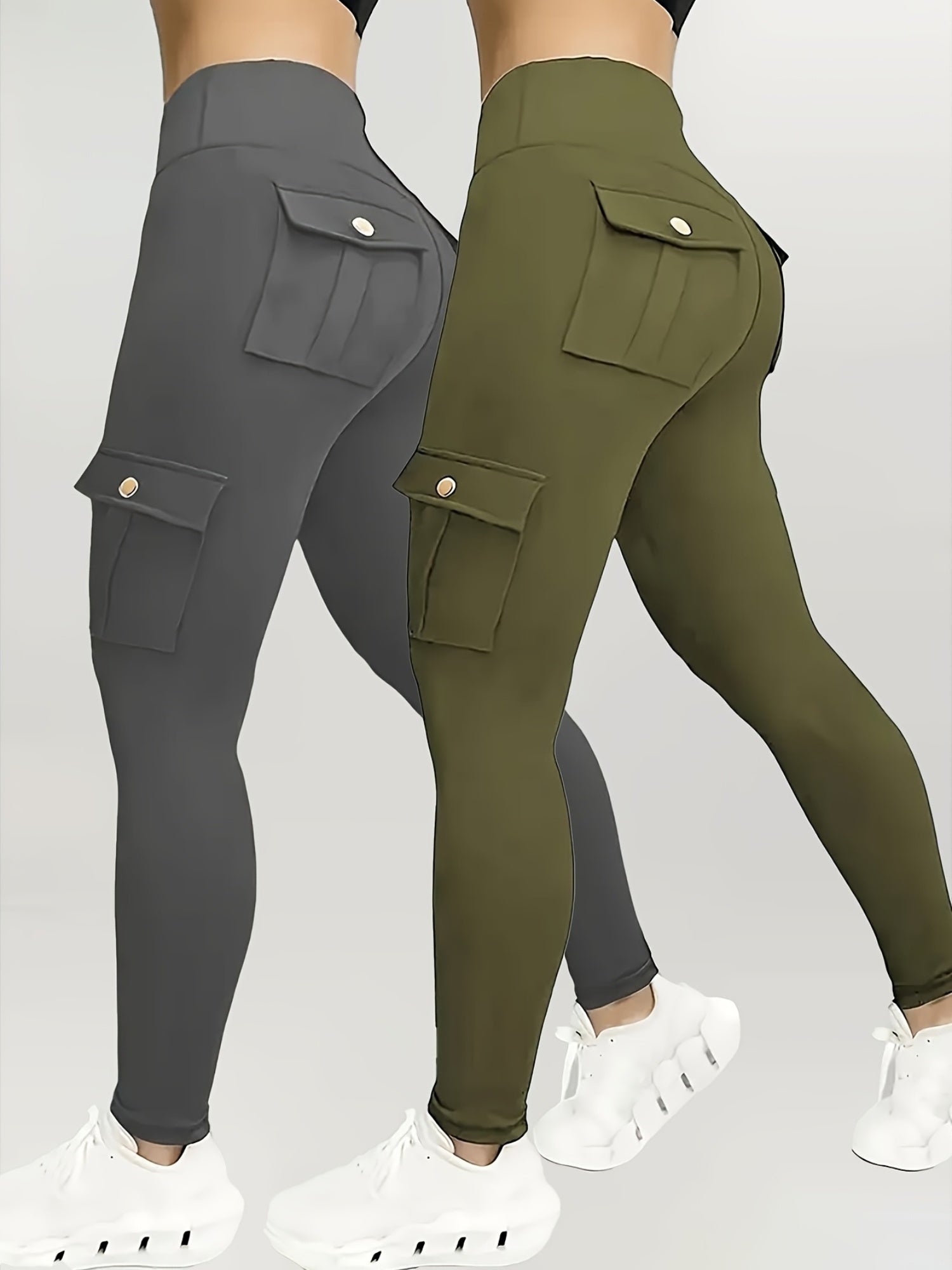 Women's Pants - High-Waist Fit – 5-Color Selection – view 12