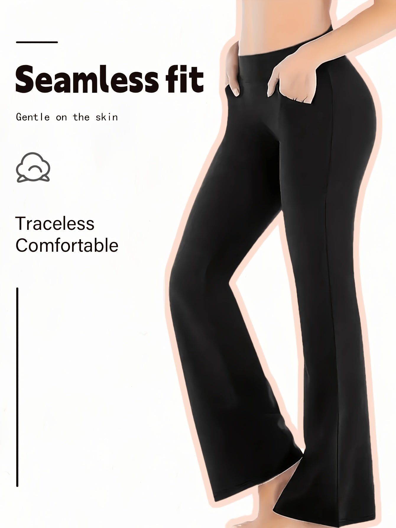 Women's Pants - High-Waist Fit – Black / 10-Variant Selection detail view