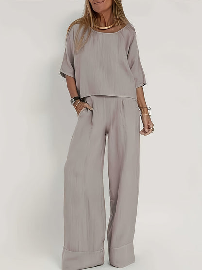 Women's Pants - High-Waist Fit – Black / Khaki – Black option – main product image