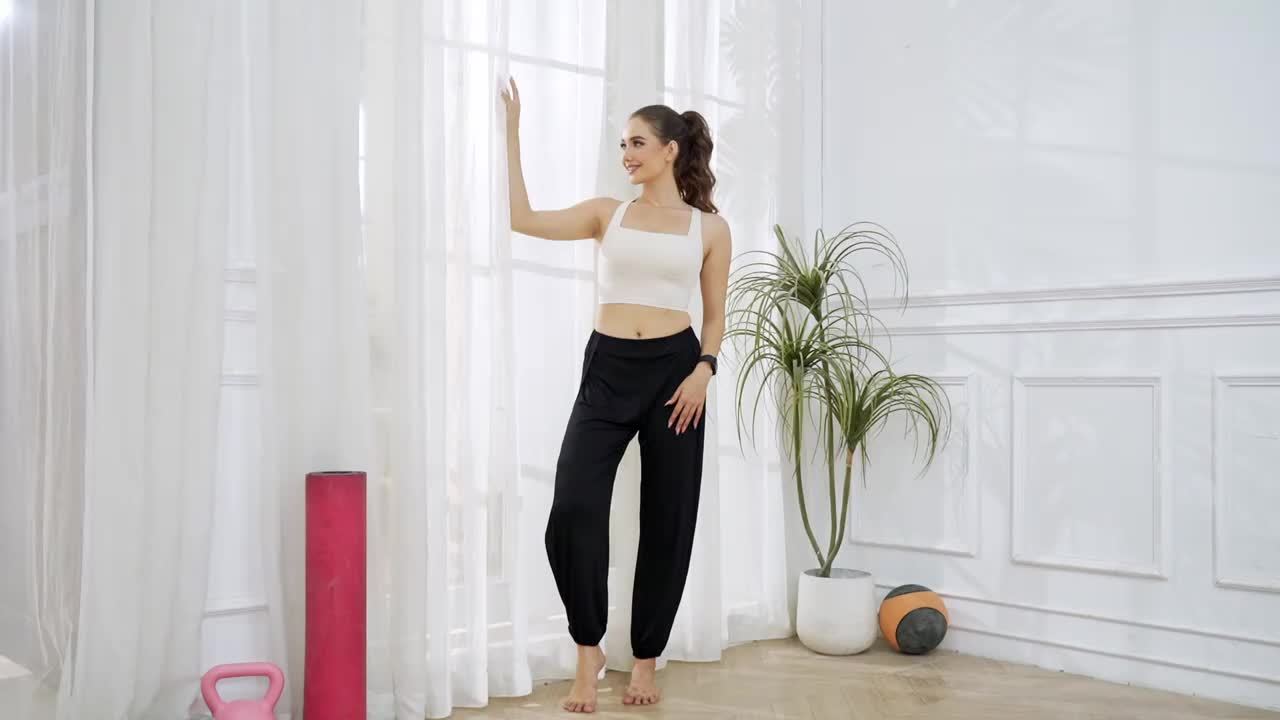 Women's Pants - High-Waist Fit – Mixed colors High-Waist – view 6