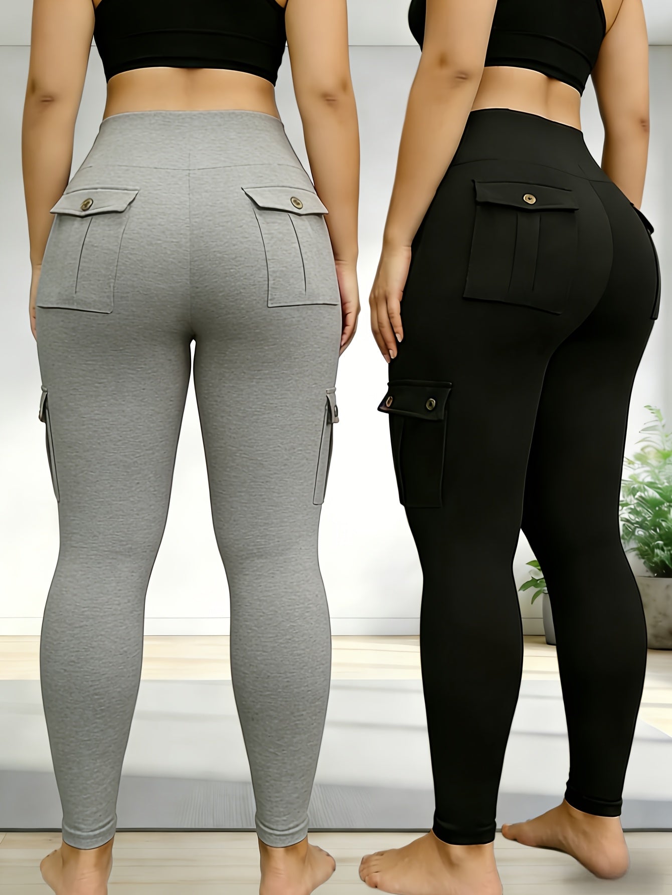 Women's Pants - High-Waist Fit – Sizes 1XL–4XL – main product image