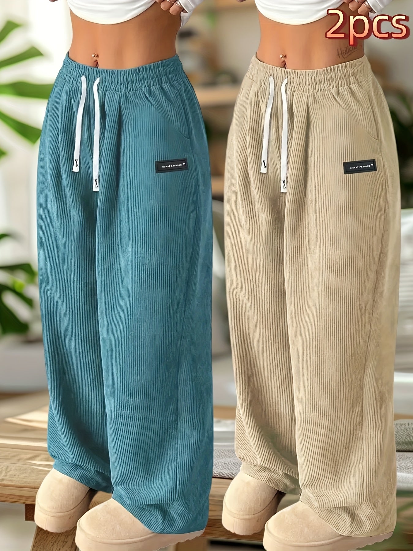 Women's Pants - Pocket Detail – Sizes XS–XXL – Apricot option – view 7