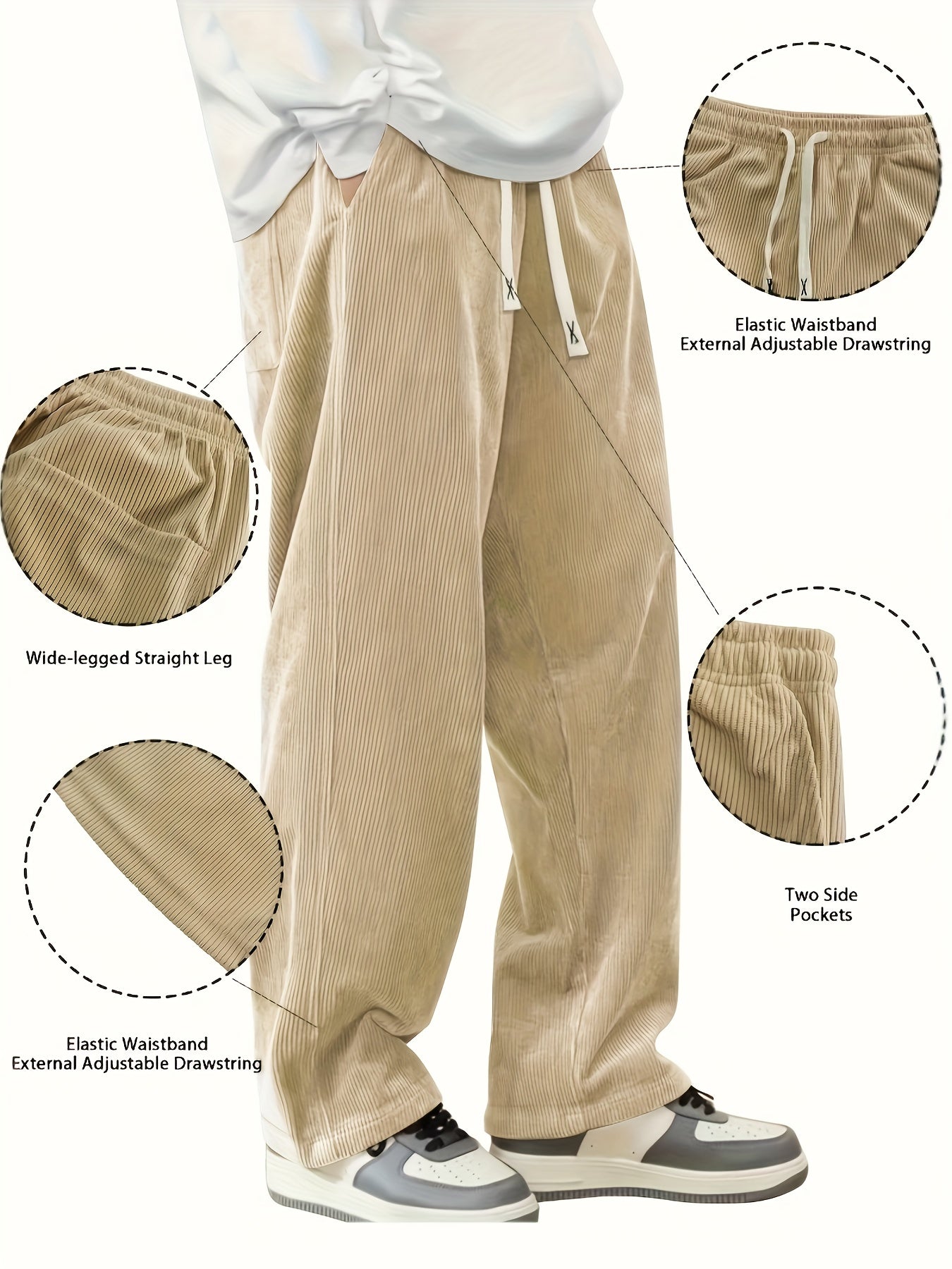 Women's Pants - Pocket Detail – Sizes XS–XXL – Apricot option – view 10