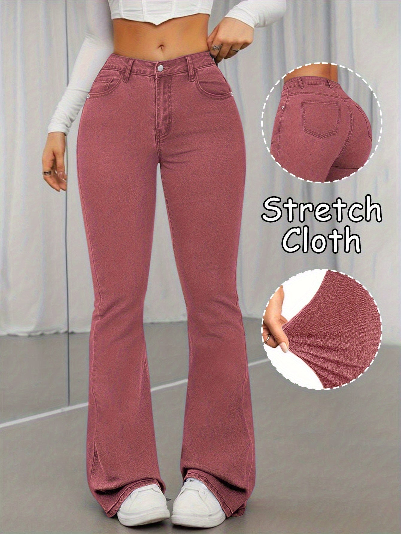 Women's Pants - Stretch Comfort – 11-Color Selection detail view