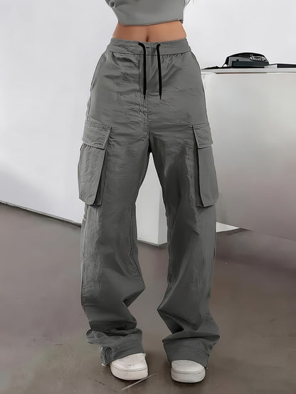 Women's Pants - Stretch Comfort – Black Dark Gray Light Grey Khaki – view 3