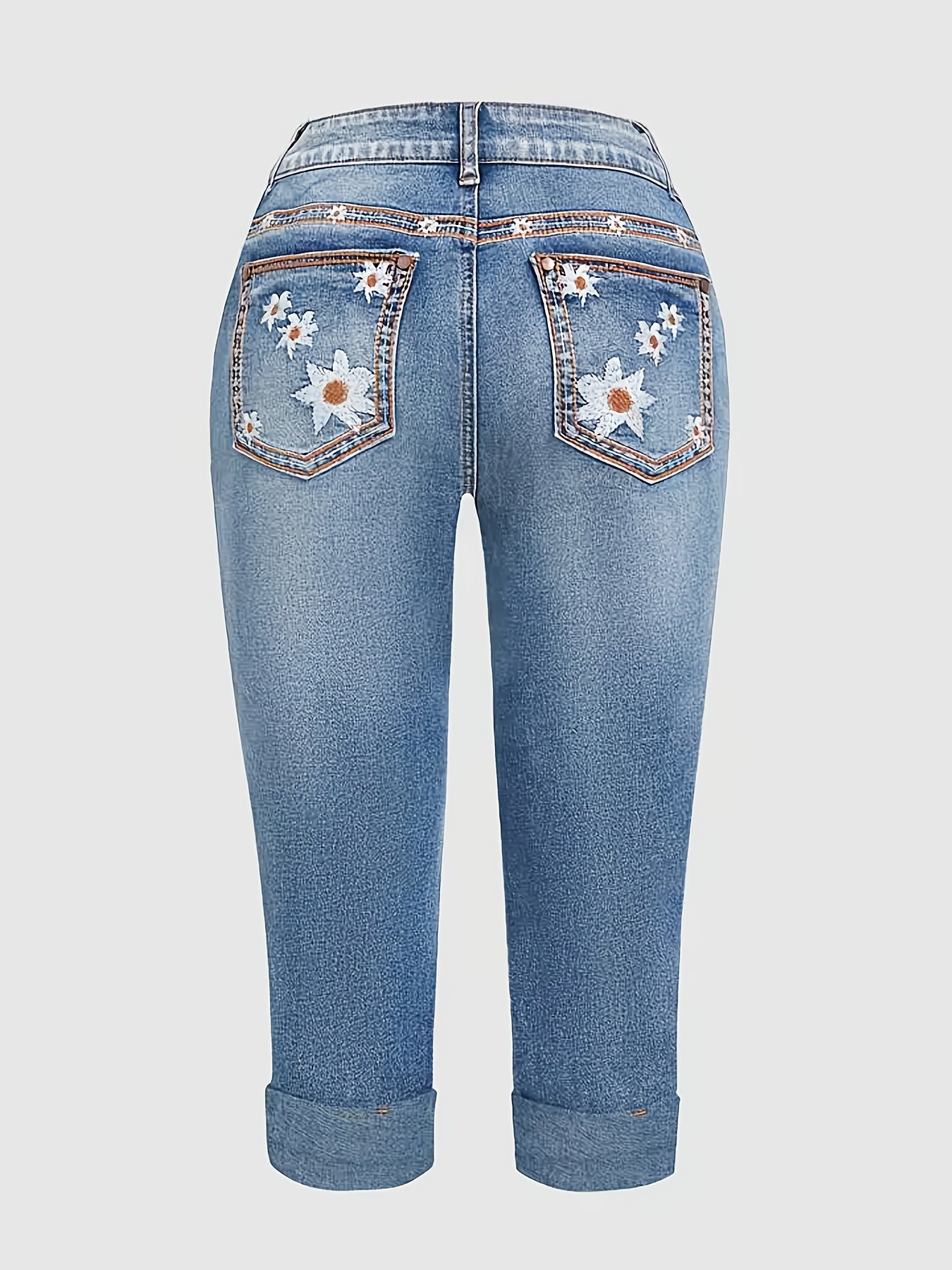 Women's Pants - Stretch Comfort – Medium Blue Colorway 92837 detail view