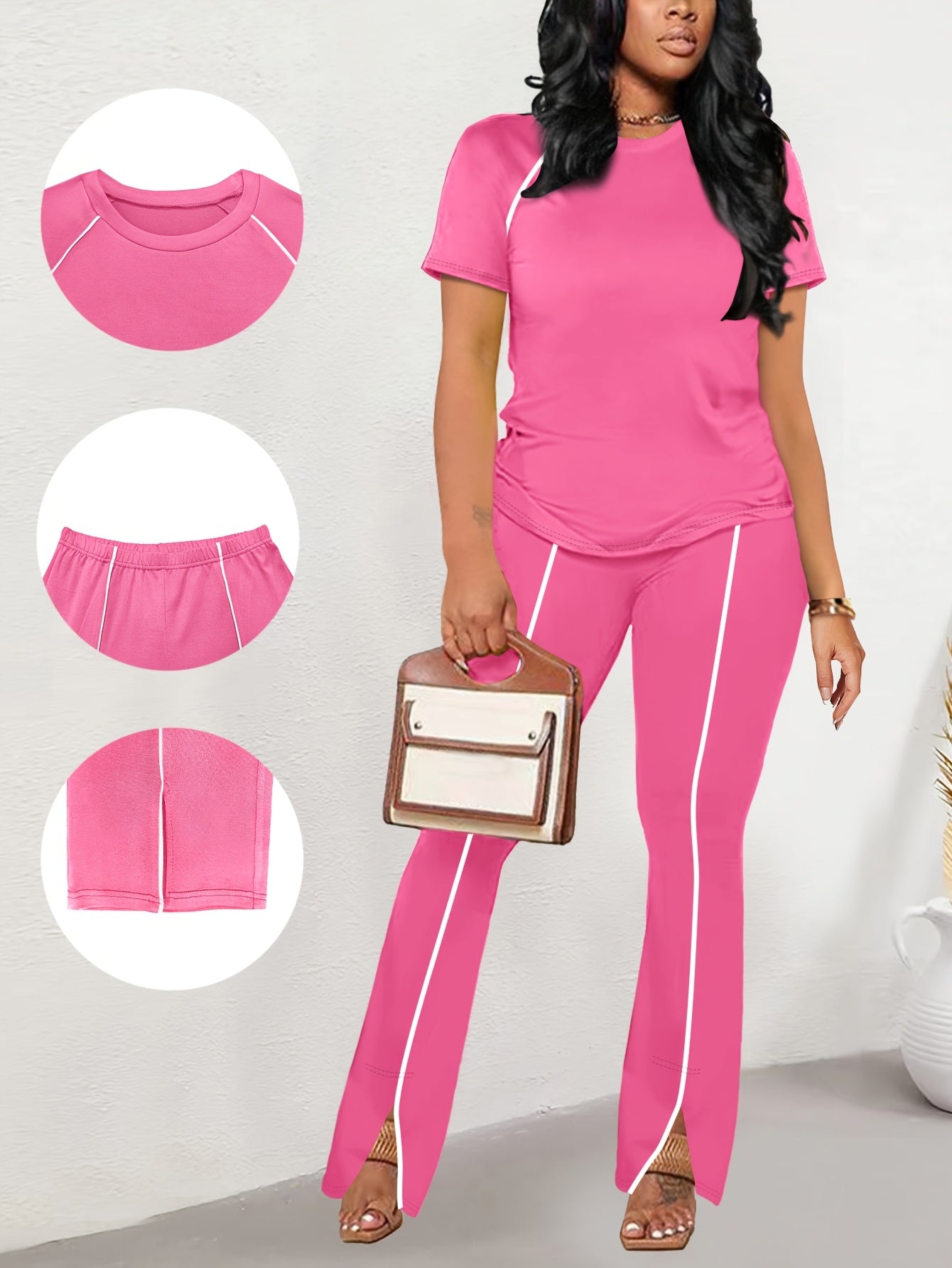 Women's Pants - Striped Design – Sizes S–XXL – main product image