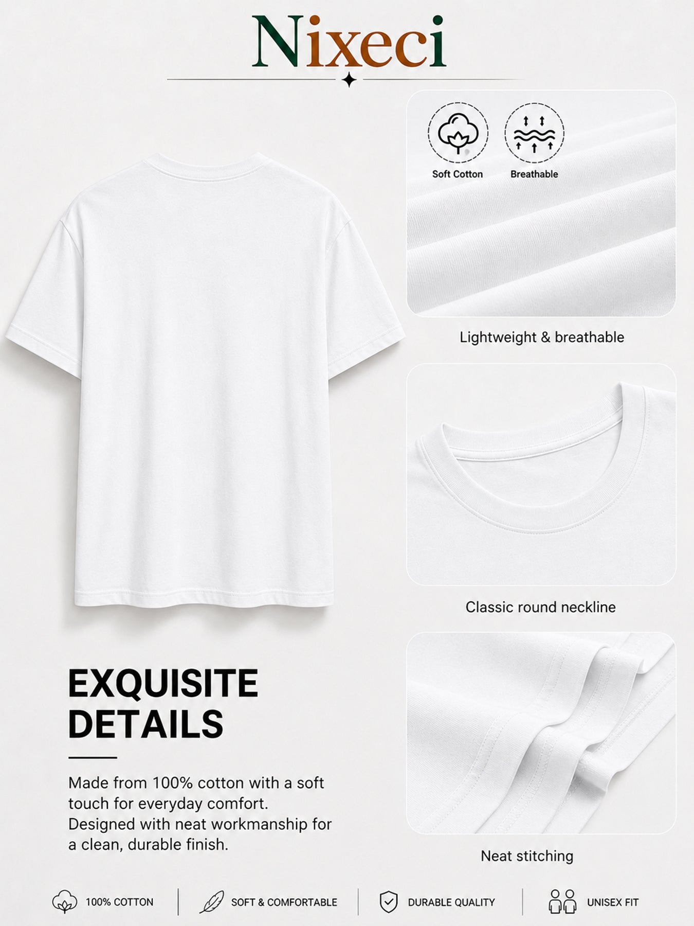 Women's Patriotic Graphic T-Shirt - Round Neck Short Sleeve – 8-Color Selection detail view