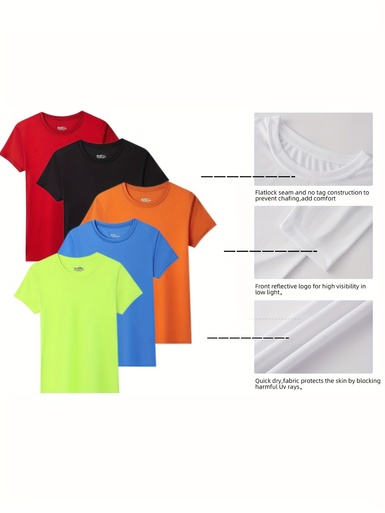 Women's Performance T-Shirt - 5-Pack Crew Neck Short Sleeve – view 10