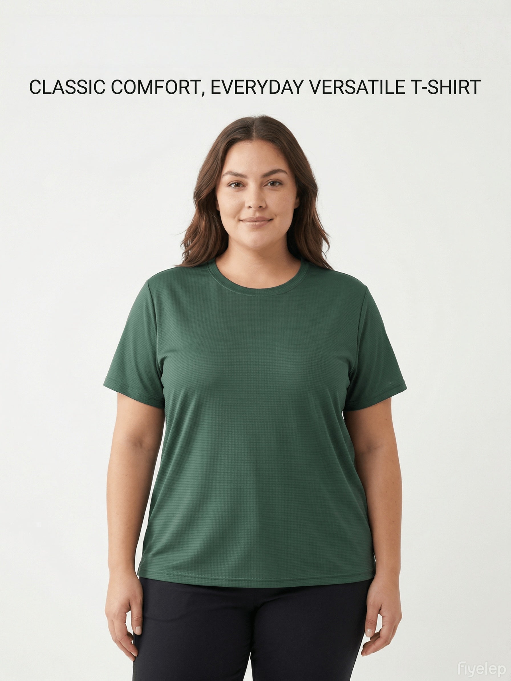 Women's Performance T-Shirt - 6-Pack Crew Neck Short Sleeve – Relaxed fit detail view