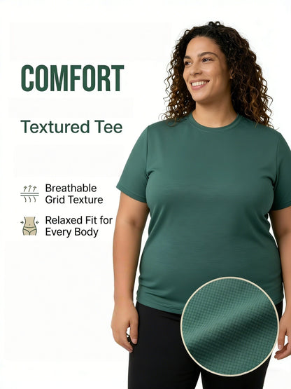 Women's Performance T-Shirt - 6-Pack Crew Neck Short Sleeve – Relaxed fit detail view