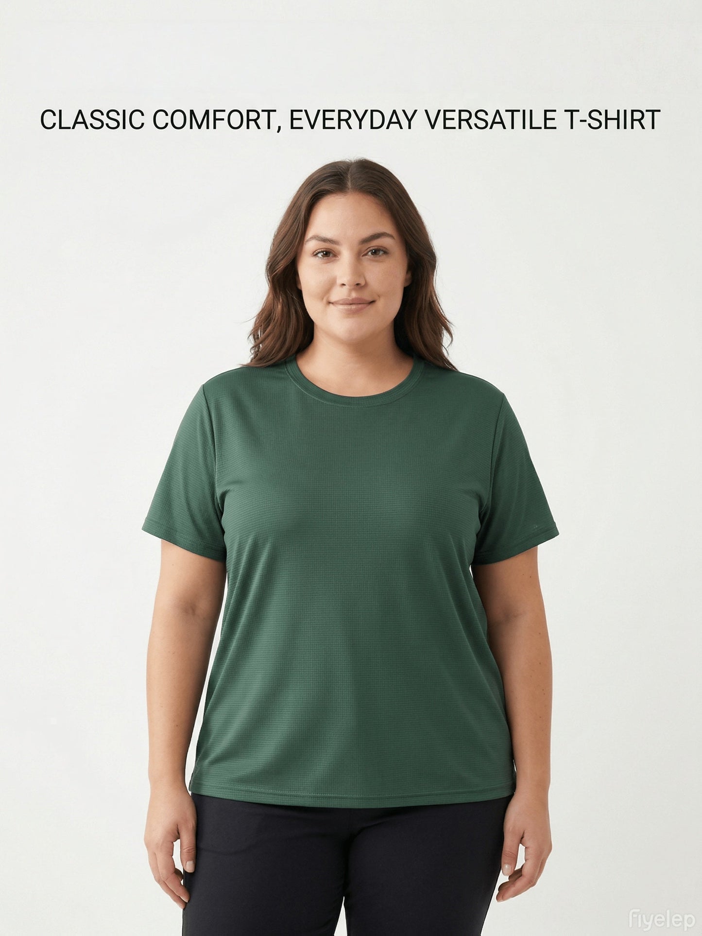 Women's Performance T-Shirt - 6-Pack Crew Neck Short Sleeve – Relaxed fit detail view