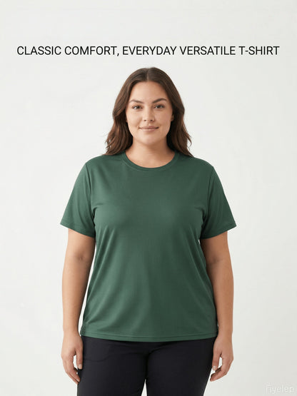Women's Performance T-Shirt - 6-Pack Crew Neck Short Sleeve – Relaxed fit detail view