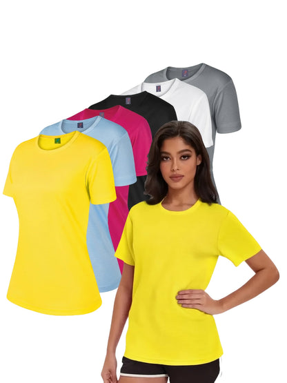 Women's Performance T-Shirt - 6-Pack Round Neck Short Sleeve detail view