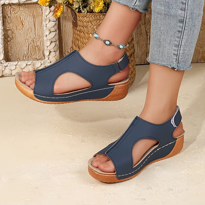 Women's Platform Sandals – Breathable Cushioned for Outdoor & – Black option – view 6