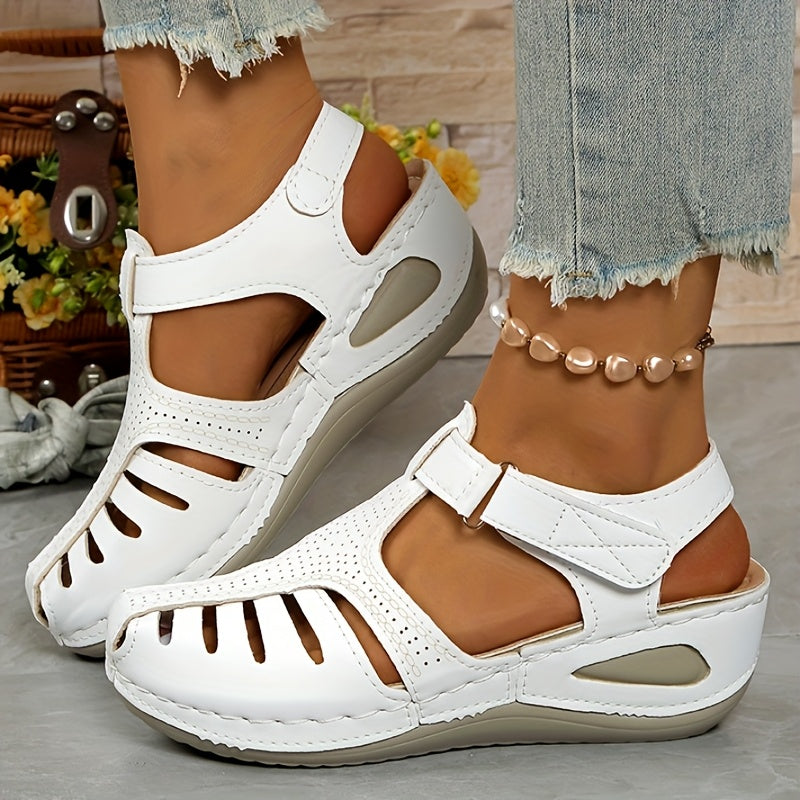 Women's Platform Sandals – Breathable Lace-Up for Everyday Wear – Black option – view 3