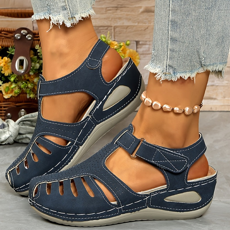 Women's Platform Sandals – Breathable Lace-Up for Everyday Wear – Black option – view 6