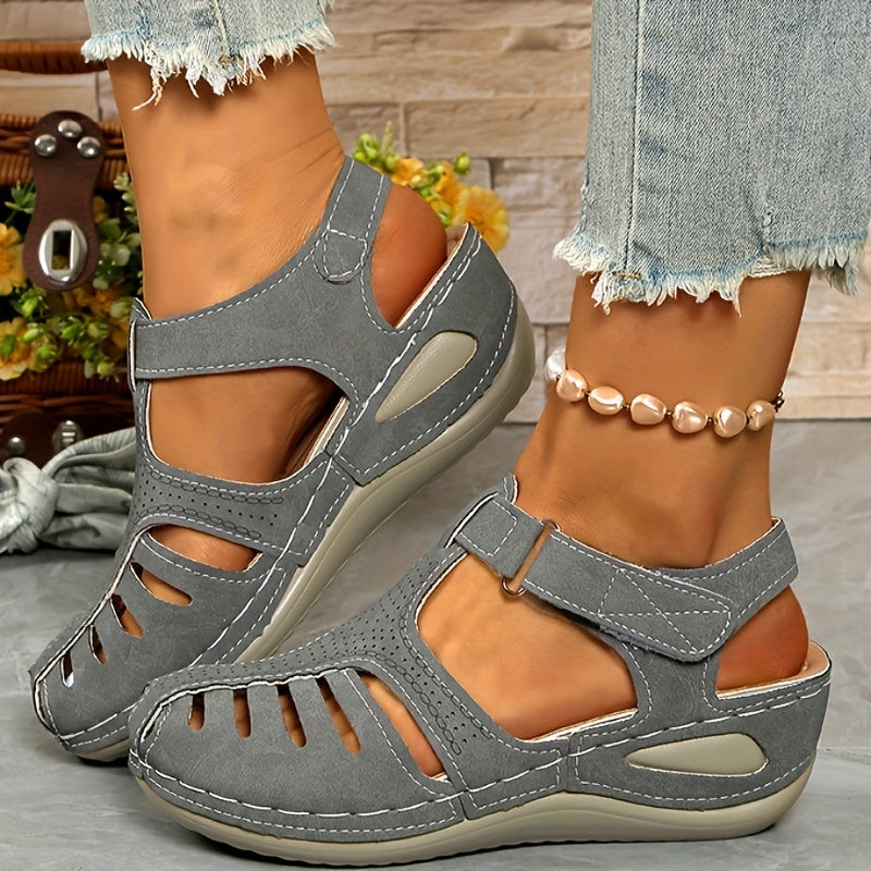 Women's Platform Sandals – Breathable Lace-Up for Everyday Wear – Black option – view 7