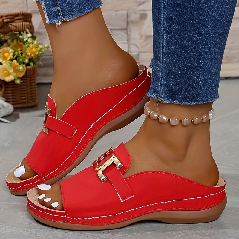 Women's Platform Sandals - Breathable Mesh & Cushioned Comfort – view 3