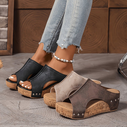 Women's Platform Sandals – Breathable Mesh Lightweight for Beach & Water – main product image
