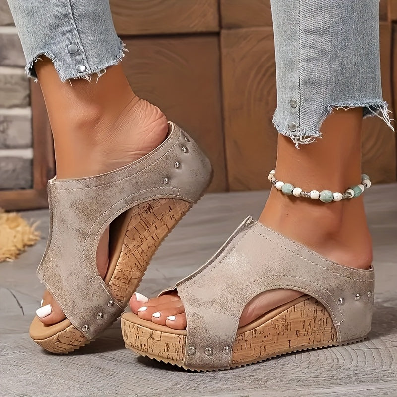 Women's Platform Sandals – Breathable Mesh Lightweight for Beach & Water – view 3