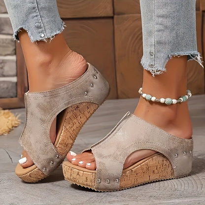 Women's Platform Sandals – Breathable Mesh Lightweight for Beach & Water – view 3